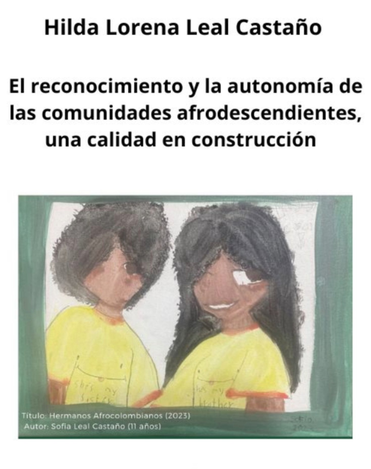 libros de derecho Portada: El reconocimiento y la autonomía de las comunidades afrodescendientes